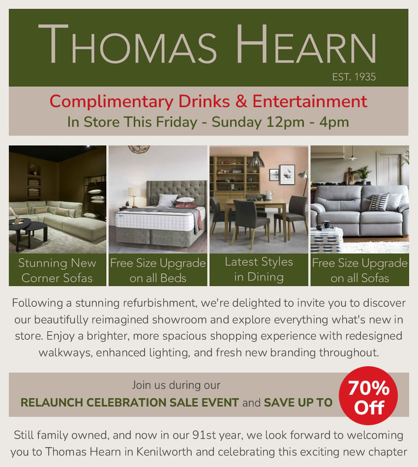 Thomas Hearn Relaunch Celebration Sale Event