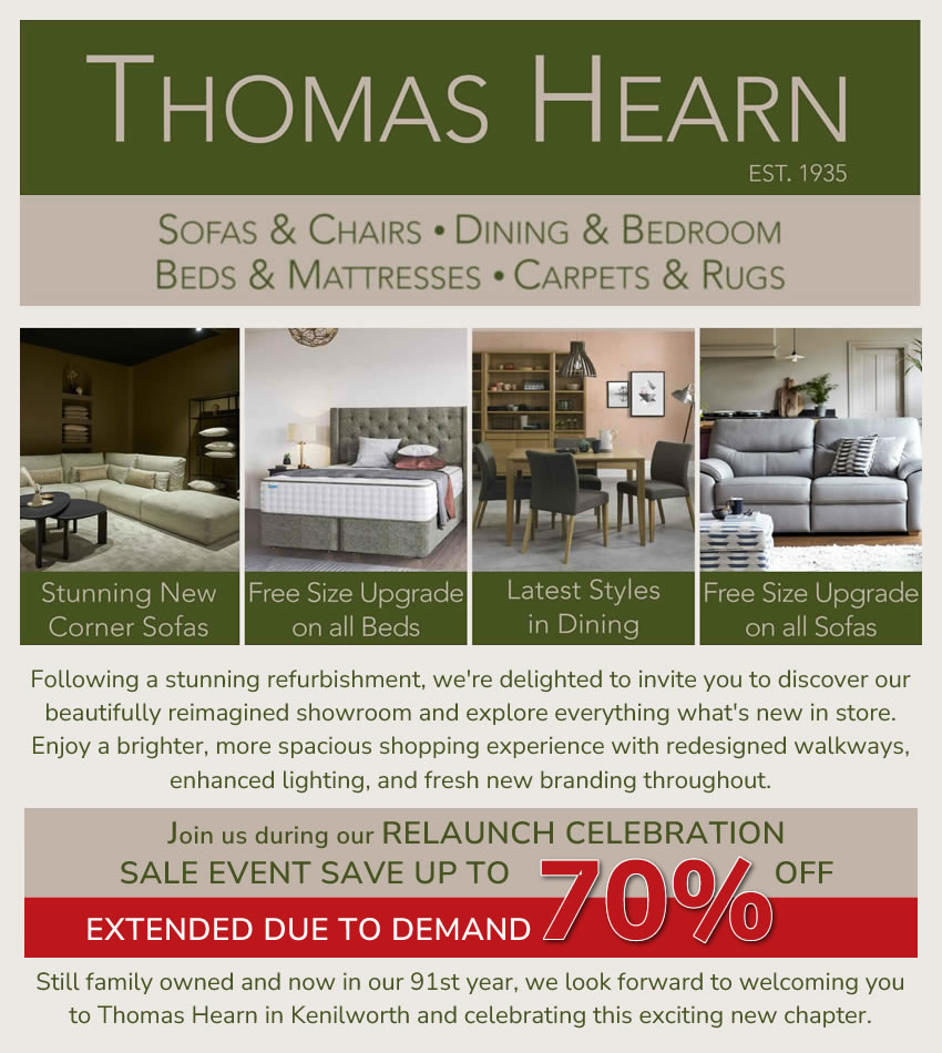 Thomas Hearn Relaunch Celebration Sale Event