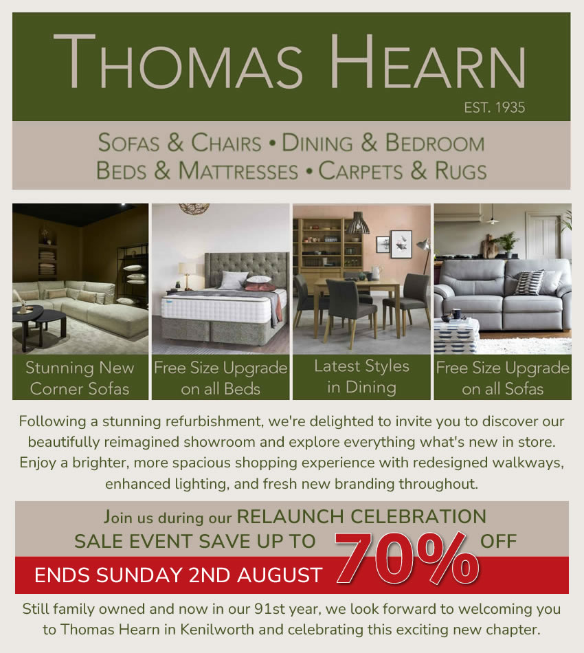 Thomas Hearn Relaunch Celebration Sale Event