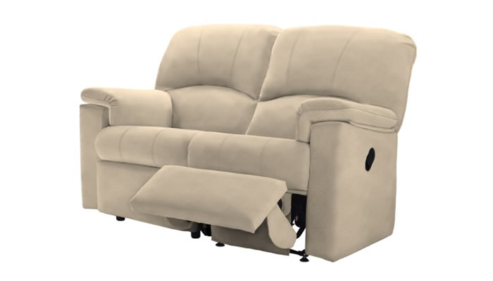 G Plan Chloe Fabric 2 Seater Sofa Single Recliner