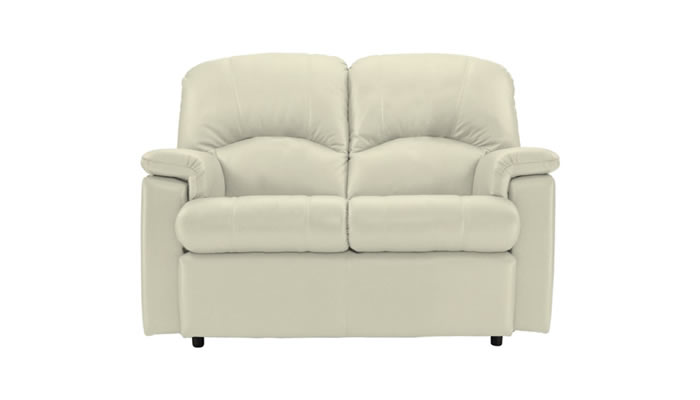 G Plan Chloe Leather Small 2 Seater Sofa