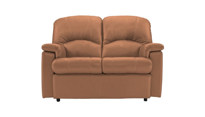 G Plan Chloe Leather Small 2 Seater Sofa