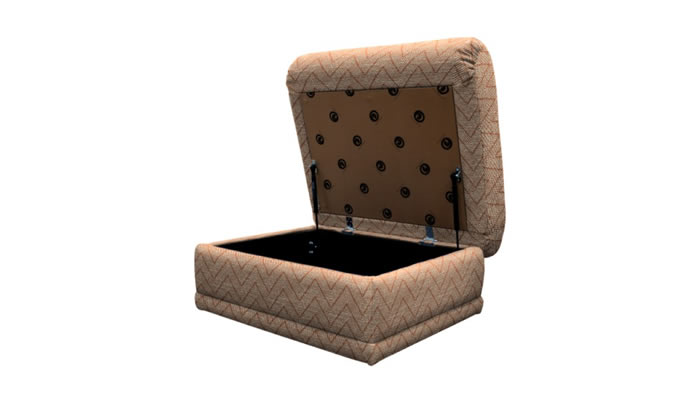 G Plan Malvern Fabric Storage Footstool