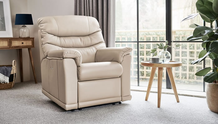 G Plan Malvern Leather Chair Power Recliner