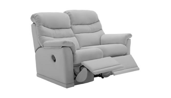 G Plan Malvern Leather 2 Seater Power Double Recliner