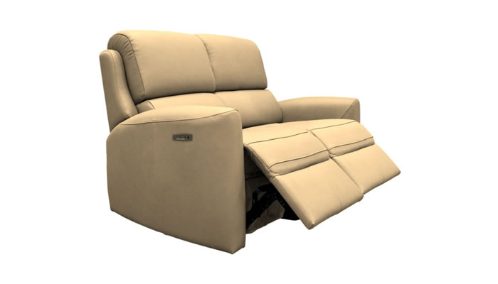 G Plan Hamilton Leather 2 Seater Manual Double Recliner