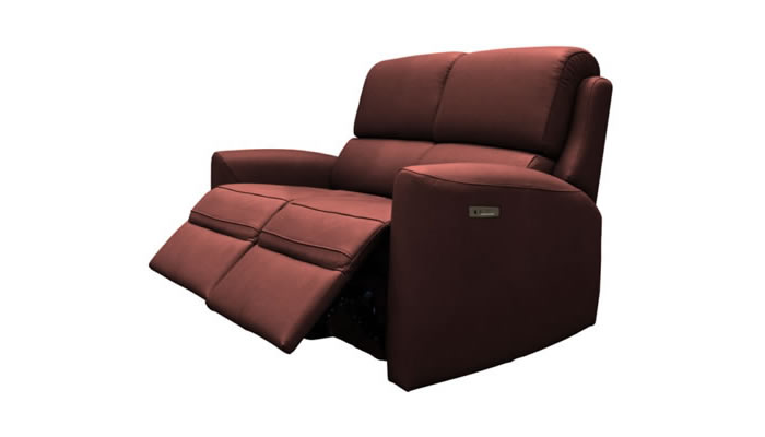 G Plan Hamilton Leather 4 Seater Sofa Manual Double Recliner