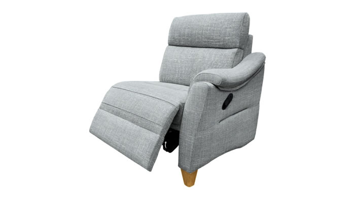 G Plan Hurst Fabric End Unit Manual Recliner Small