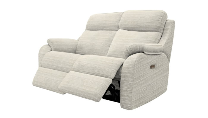 G Plan Kingsbury Fabric 2 Seater Sofa Manual Double Recliner