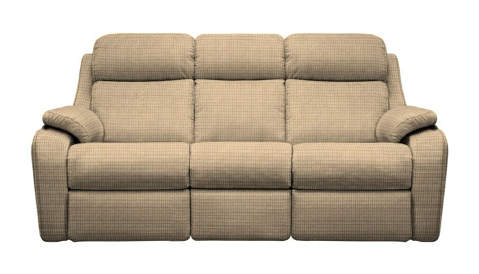 G Plan Kingsbury Fabric 3 Seater Sofa Manual Double Recliner