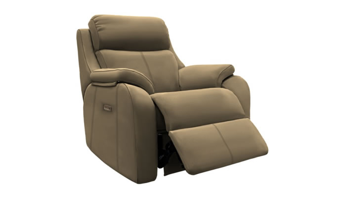 G Plan Kingsbury Leather Chair Power Recliner USB