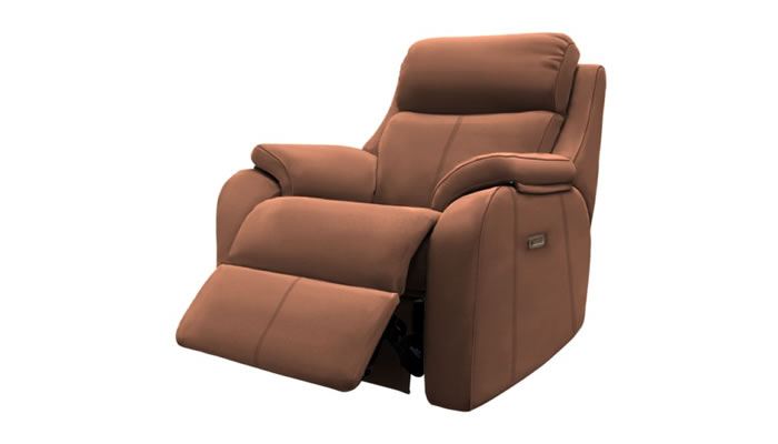 G Plan Kingsbury Leather Chair Power Recliner USB