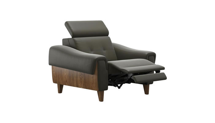 Stressless Anna A3 Leather Chair Power Recliner