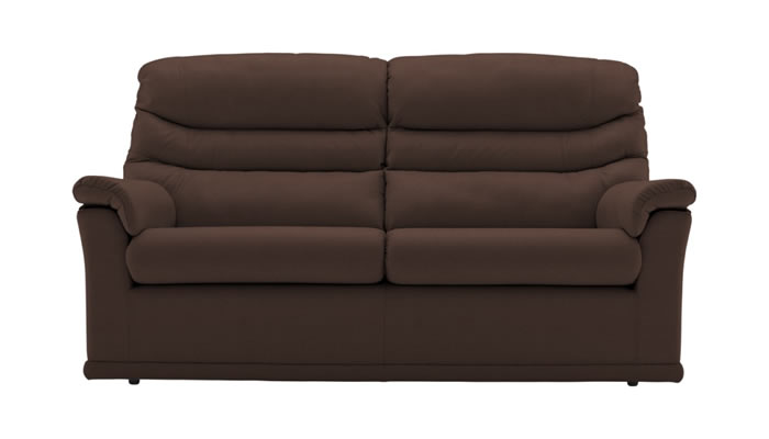 G Plan Malvern Leather 3 Seater Sofa 2 Cushion