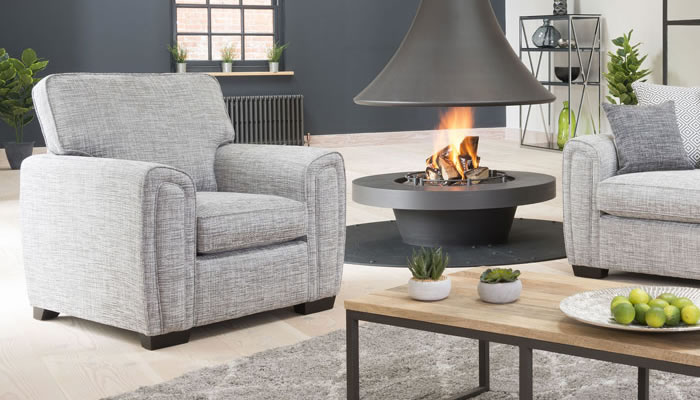 Alstons Memphis Chair in 7776 Fabric