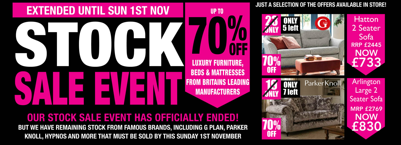 Thomas Hearn Stock Sale Event Now On