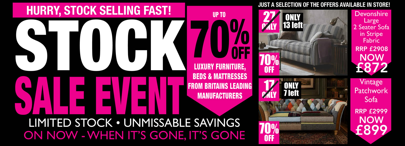 Thomas Hearn Stock Sale Event Now On