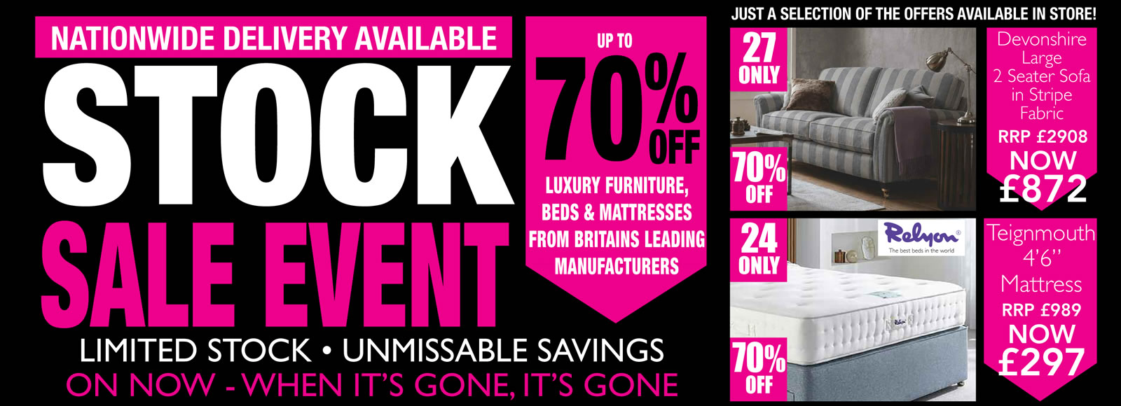 Thomas Hearn Stock Sale Event Now On