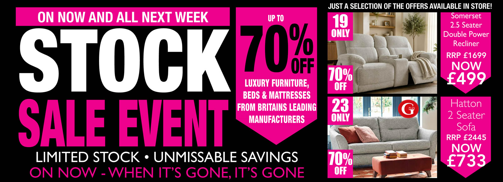 Thomas Hearn Stock Sale Event Now On