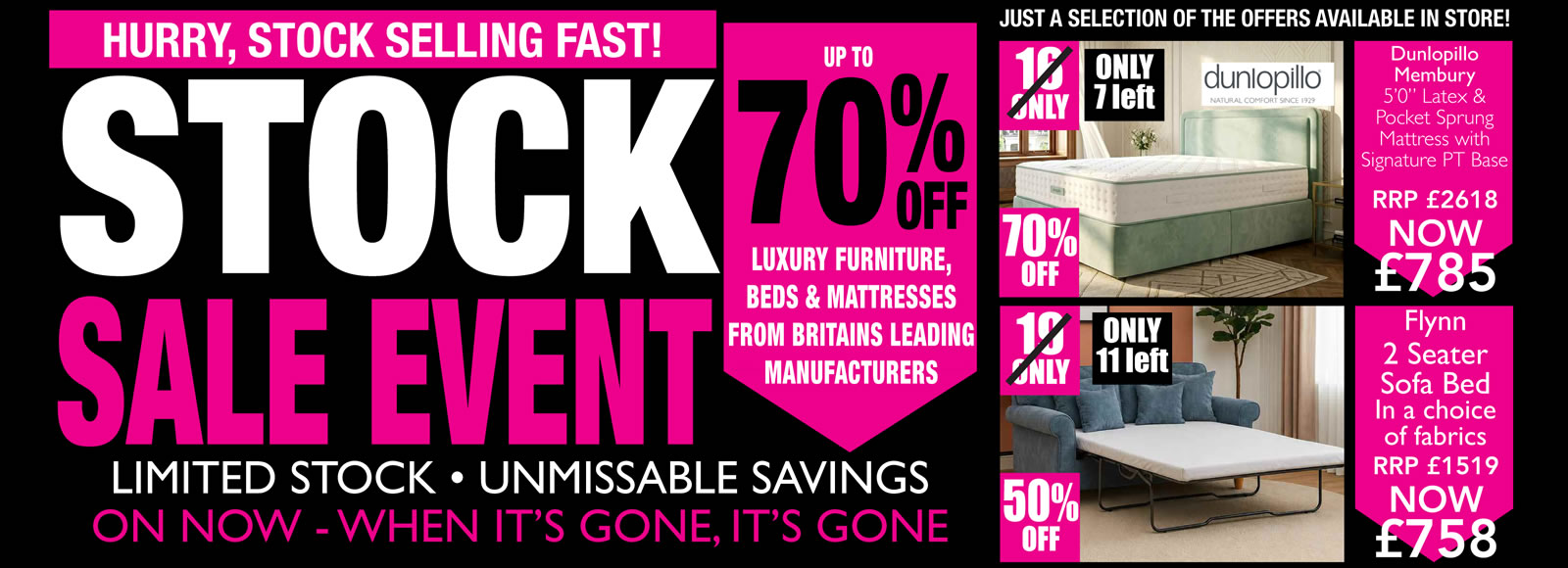 Thomas Hearn Stock Sale Event Now On