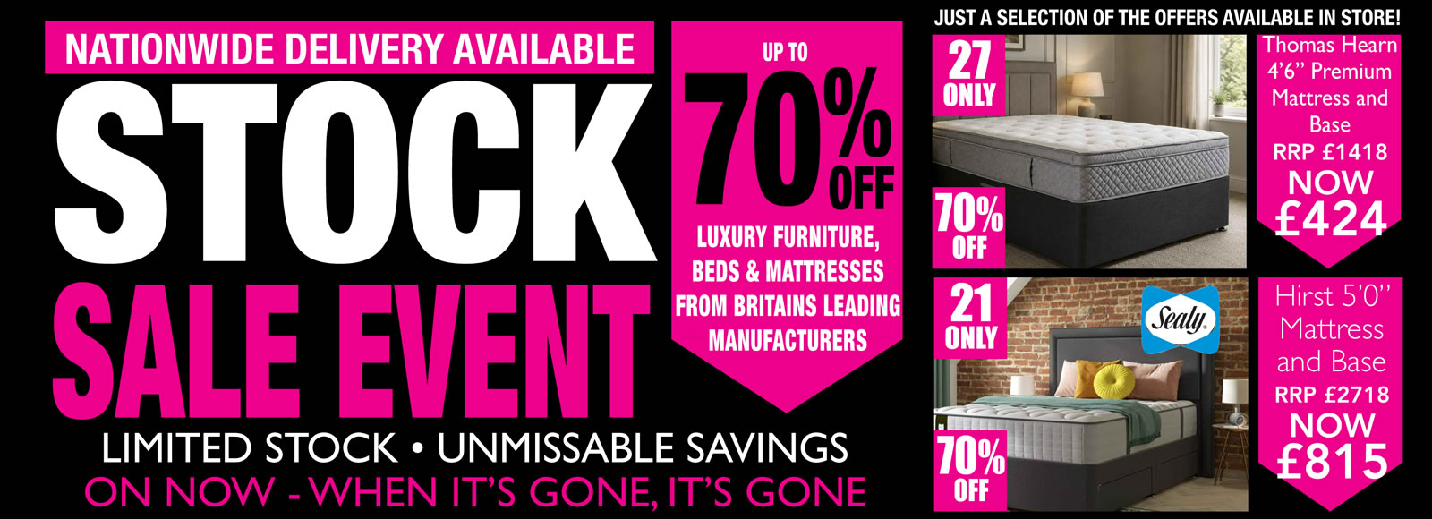 Thomas Hearn Stock Sale Event Now On